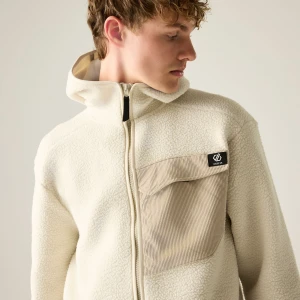 Dare 2b Polar męski rozsuwany Firn Hooded Borg Biały