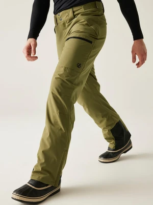Dare 2b Spodnie narciarskie "Baseplate II" w kolorze oliwkowym rozmiar: XL