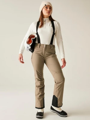 Dare 2b Spodnie narciarskie "Diminish" w kolorze beżowym rozmiar: 40