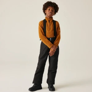 Dare 2b   Spodnie narciarskie dziecięce z membraną z szelkami Motive Czarny, Rozmiar: