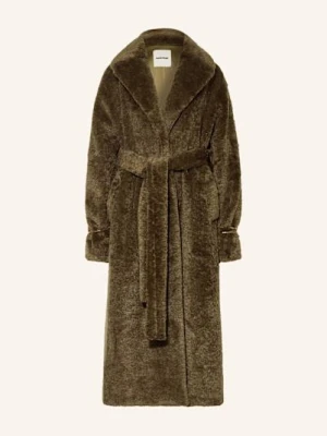 Darkpark Płaszcz Z Pluszowego Materiału Madison gruen