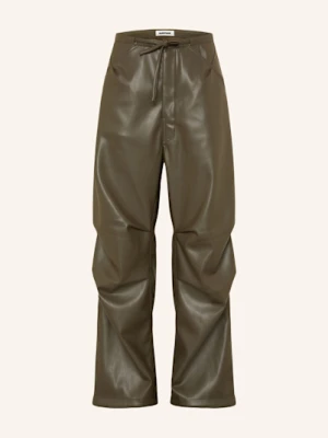 Darkpark Spodnie Daisy Z Imitacji Skóry gruen