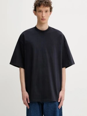 DARKPARK t-shirt bawełniany Mick męski kolor granatowy gładki MJE09.JSW09