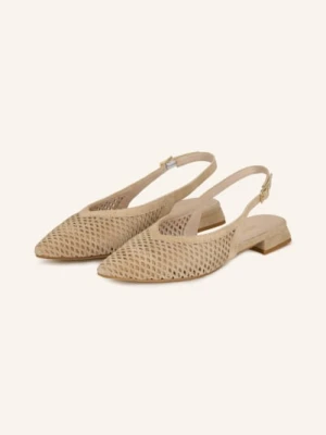 Darling Harbour Baleriny Typu Slingback braun