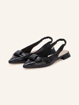 Darling Harbour Baleriny Typu Slingback schwarz