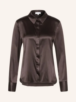 Darling Harbour Bluzka Koszulowa Z Jedwabiu braun