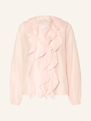 Darling Harbour Bluzka Z Falbankami rosa
