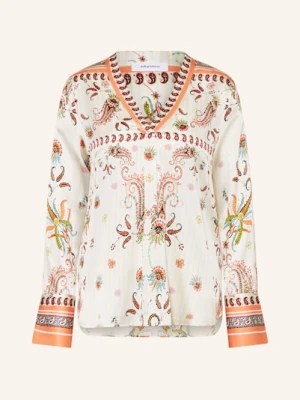 Darling Harbour Bluzka Z Jedwabiu orange