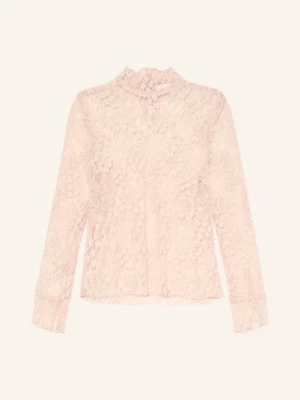 Darling Harbour Bluzka Z Koronki beige