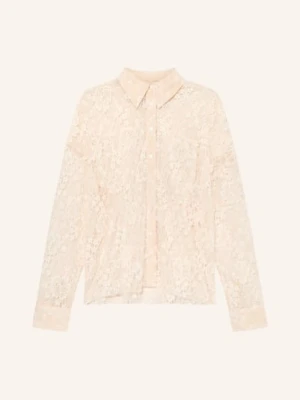 Darling Harbour Bluzka Z Koronki beige