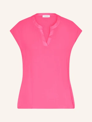 Darling Harbour Bluzka Z Mieszanki Materiałów pink