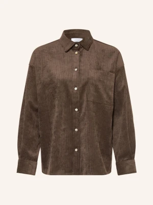 Darling Harbour Bluzka Z Sztruksu braun DARK BROWN
