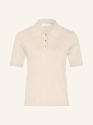 Darling Harbour Dzianinowa Koszulka Polo beige