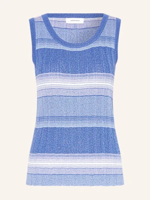 Darling Harbour Dzianinowy Top Z Błyszczącą Przędzą blau