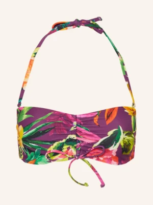 Darling Harbour Góra Bikini Typu Bandeau lila