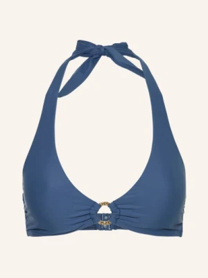 Darling Harbour Górna Część Bikini Z Wiązaniem Na Szyi blau