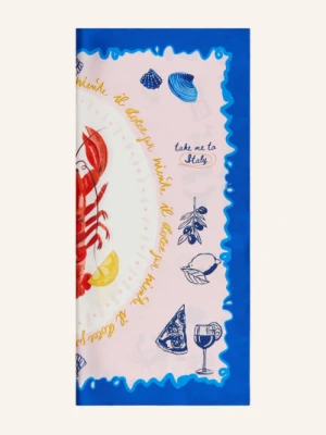 Darling Harbour Jedwabna Chusta rosa