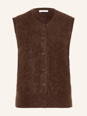 Darling Harbour Kamizelka Z Dzianiny Kaszmirowej braun DARK BROWN