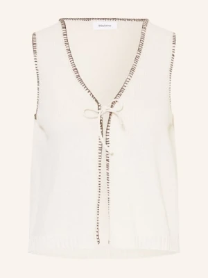 Darling Harbour Kamizelka Z Dzianiny weiss