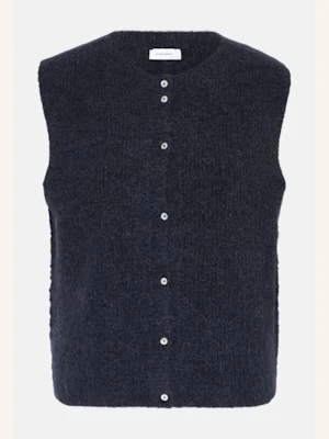 Darling Harbour Kamizelka Z Dzianiny Z Dodatkiem Alpaki blau
