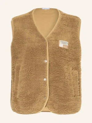 Darling Harbour Kamizelka Z Futerkiem Pluszowym braun