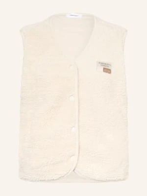 Darling Harbour Kamizelka Z Futerkiem Pluszowym weiss