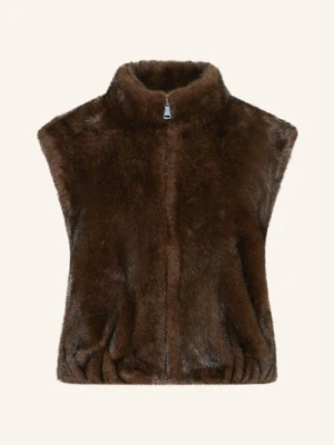 Darling Harbour Kamizelka Ze Sztucznego Futra braun