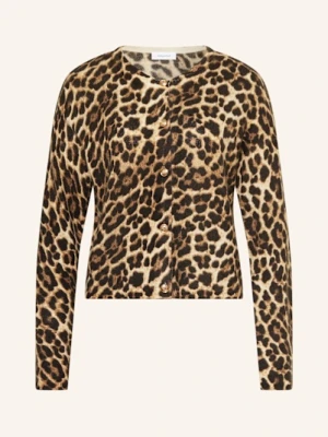 Darling Harbour Kardigan Z Dodatkiem Kaszmiru braun