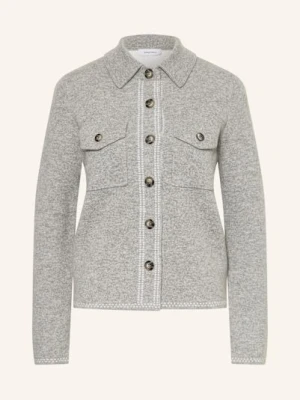 Darling Harbour Kardigan Z Dodatkiem Kaszmiru grau