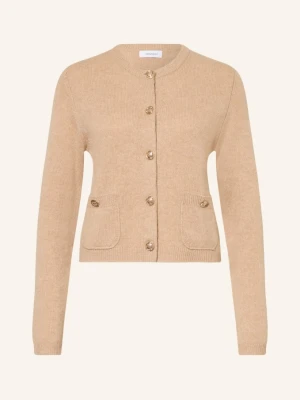 Darling Harbour Kardigan Z Kaszmiru braun camel Melange