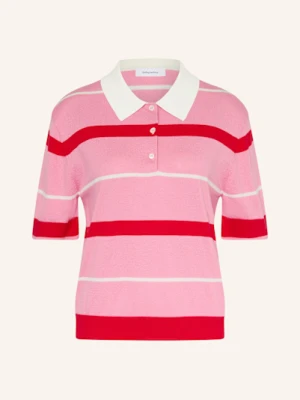 Darling Harbour Koszulka Polo Z Dzianiny pink