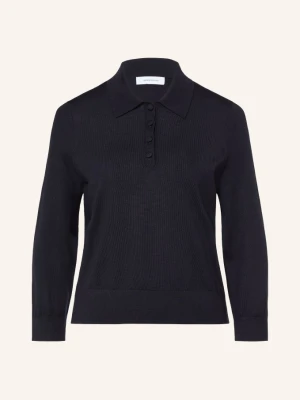 Darling Harbour Koszulka Polo Z Dzianiny Z Rękawami 3 / 4 blau NAVY