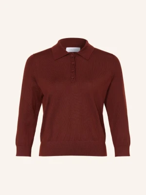 Darling Harbour Koszulka Polo Z Dzianiny Z Rękawami 3 / 4 braun CINNAMON
