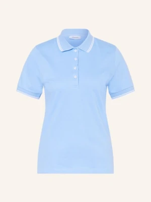 Darling Harbour Koszulka Polo Z Pikowanym Wzorem blau