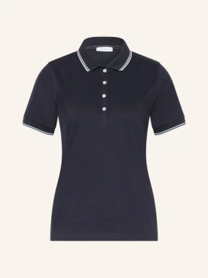 Darling Harbour Koszulka Polo Z Pikowanym Wzorem blau
