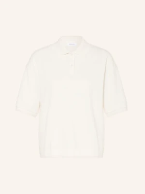 Darling Harbour Koszulka Polo Z Pikowanym Wzorem weiss
