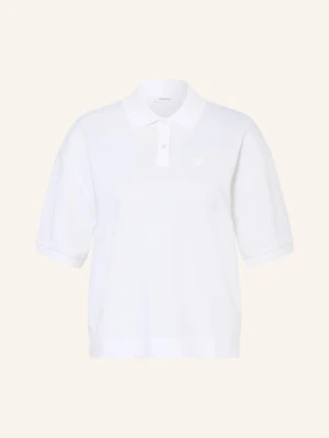 Darling Harbour Koszulka Polo Z Pikowanym Wzorem weiss