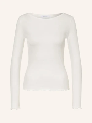 Darling Harbour Koszulka Z Długim Rękawem Z Falbankami weiss