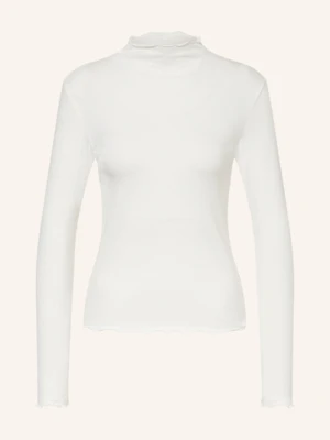 Darling Harbour Koszulka Z Długim Rękawem Z Falbankami weiss