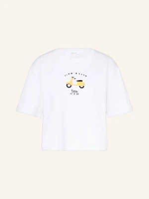 Darling Harbour Koszulka Z Ozdobnymi Perełkami weiss