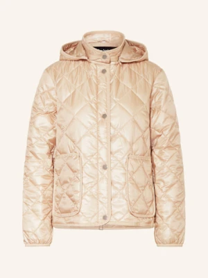 Darling Harbour Kurtka Pikowana Z Odpinanym Kapturem beige