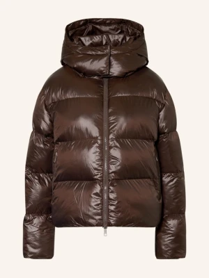 Darling Harbour Kurtka Pikowana Z Odpinanym Kapturem braun DARK BROWN