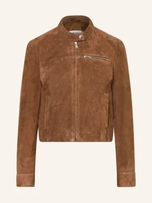 Darling Harbour Kurtka Skórzana braun