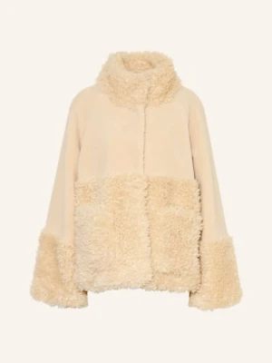 Darling Harbour Kurtka Z Futerkiem beige