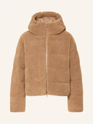 Darling Harbour Kurtka Z Futerkiem Teddy Z Mieszanki Materiałów braun CAMEL