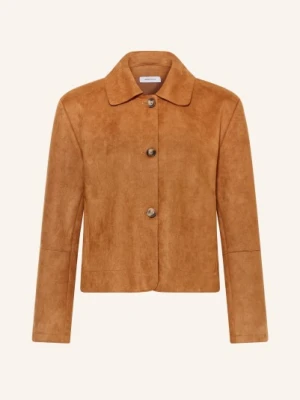 Darling Harbour Kurtka Z Klapami W Stylu Skórzanym braun