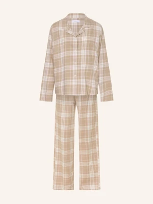 Darling Harbour Piżama Z Flaneli beige