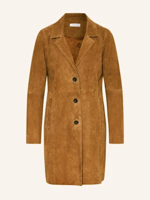 Darling Harbour Płaszcz Skórzany braun