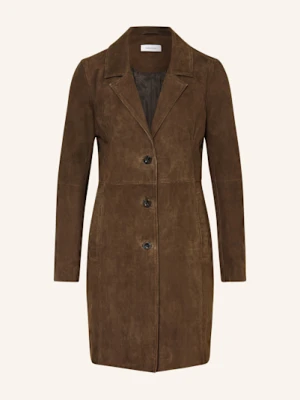 Darling Harbour Płaszcz Skórzany braun