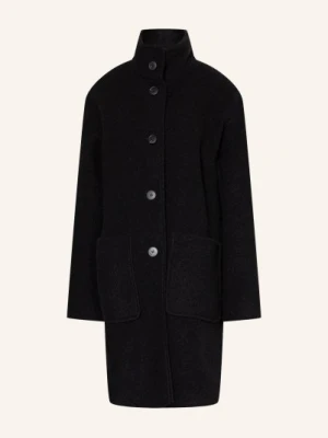 Darling Harbour Płaszcz Wełniany schwarz